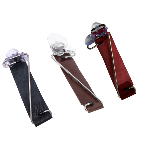 Portable Foldable Guitar Rest With Z Shape Metal Frame-Black 1