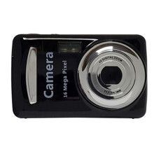 Portable Digital Camera 16 Million HD Pixel Compact Home Digital Camera for Kids Teens Seniors Black