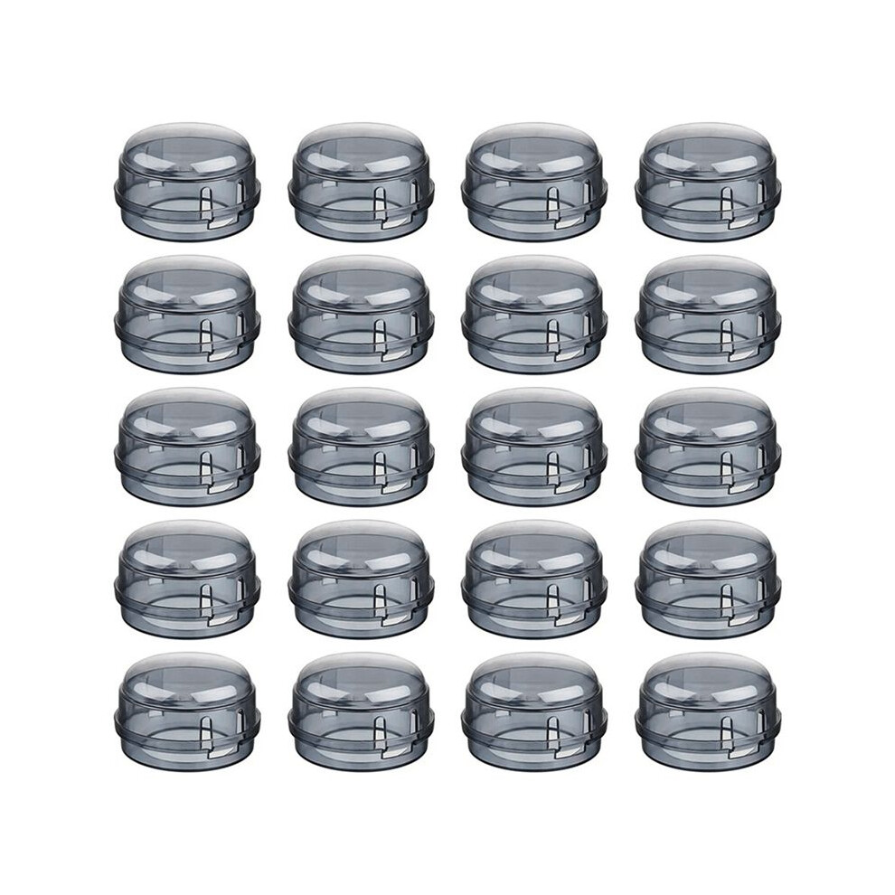 20 Pcs Cover Kitchen Safety Guard Cookware Shield Protection Lock Stove Plastic Cooker Knob Covers 6032687756974