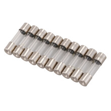 10Pz Fusibili Rapidi Per Vetro Soffiato Da 250 V 0,2 A 200 Ma Tubi Da 5 Mm X 20 Mm