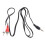 Prise casque 3.5 mm a 2 x cable audio RCA AV 1