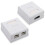 10X RJ45 Network Socket - Shielded Surface Mounted Double Wall Socket with CAT6A Ethernet LAN Cable Port 3