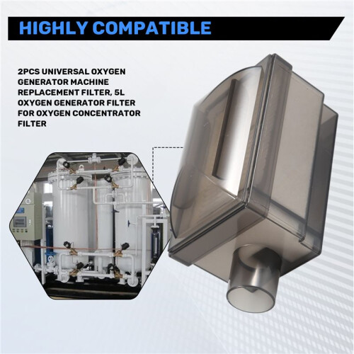 2pcs Universal Oxygen Generator Machine Replacement Filter, 5L Oxygen Generator Filter for Oxygen Concentrator Filter 2