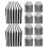 10 Pack Table Runner Polyester Table Decor Classic Black and White Striped Table Runner Modern Elegant Design 1