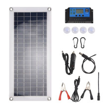 15W Solar Panel 12-18V Solar Cell Solar Panel for Phone RV Car MP3 PAD Charger Outdoor Battery Supply A