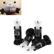 100Pcs CPU Heatsink Mount Pin Cooler Cooling Fan Fastener Mounting Clip for  775/1150/1155/1156/1366 Socket