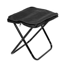 Camping Portable Folding Stools Ultralight Storage Chair  Fishing Chair Travel Picnic Furniture Black