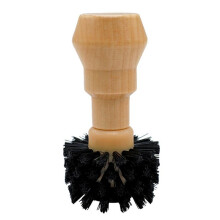 Coffee Handle Cleaning Brush, Coffee Powder Cleaning Brush, Bar Coffee Powder Cleaning Brush, Tool with Wooden Handle