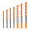 7Pcs  Drill Bits,Concrete Drill Bit, Drilling and Punching Work Kit for Ceramic Tile, Concrete, Brick, Glass 1