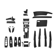 FöR Accord 2008-2012 Carbon Fiber Style Car Interior Kit Cover Trim 29St