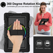 Pour Tab A7 T500/T505 Housse de Protection 10,4 Pouces avec Support Rotatif à 360 Housse de Protection (Noir)