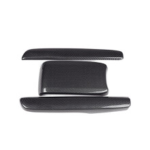 Scatola di Braccioli Coperture Protettive nel Fibra di Carbonio Car Bracciolo Centrale Modifica Decorativa per 10Th 2016 2017 2018 2019