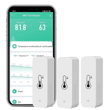 3-Pack WiFi Temperature Humidity Sensor: Wireless Temperature Humidity Monitor with App Alert, Free Data Storage Export, Smart Indoor Thermo