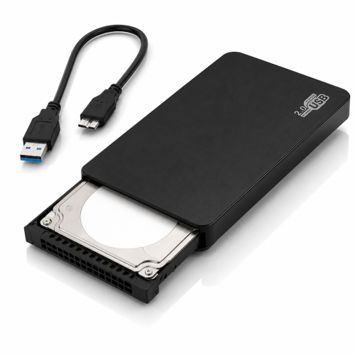 2.5 Inch External IDE Hard Drive Case Enclosure Caddy HDD SSD USB 2.0