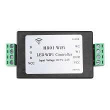 H801 RGBW LED WIFI Controller LED RGB Controller DC5-24V Input pour 5050 2835 3528 SMD LED Strip Light Tape Ribbon