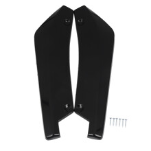 2Pcs Universel Voiture Pare-Chocs ArrièRe LèVre Diffuseur Splitter Spoiler Scratch Protecteur