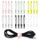 24 Pack Reusable Cable Ties,4.2 Inches Adjustable Silicone Cable Straps,Cable Organizer,Cord Wrap and Hook Loop(24 Pack) 5