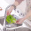Vivid Panda Plastic Water Baffle Kitchen Sucker Water  Guards Protector Contra A 5