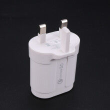 Quick Charge 3.0 Usb Charger Uk Plug Qc3.0 Fast Charger For S10 S9 Mi 9 White