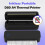 Portable Thermal Transfer Printer Wireless,Multi-Size,Eco-Friendly for Windows System, Os System,Phone,Tablet,Black 10