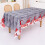 Christmas Tablecloth, Xmas Printed Rectangular Table Cover for Dining Room Kitchen Decor, 56Inch x 70Inch, A 2