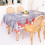 Christmas Tablecloth, Xmas Printed Rectangular Table Cover for Dining Room Kitchen Decor, 56Inch x 70Inch, A 3