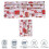 Christmas Tablecloth, Xmas Printed Rectangular Table Cover for Dining Room Kitchen Decor, 56Inch x 70Inch, A 6