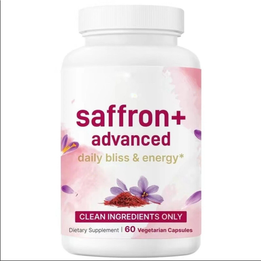 Saffron Extract Advanced Supplements 60 Veggie Capsules 10-in-1 with Saffron UK