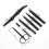7Pcs Professional Eyebrow Trimmer Set Makeup Tool for Face Tweezers Eyelash Brush Eyebrow Trimmer Set 4