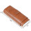 Cigar Case Three-Finger Portable Cigar Humidor PU Leather Case Box,Brown 8