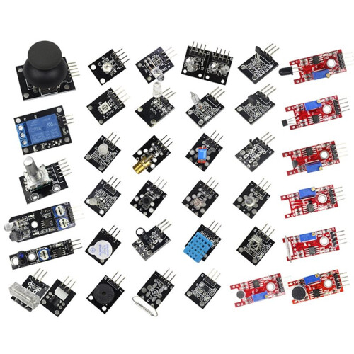 37-in-1 Sensor Module Kit for  MCU - Comprehensive  Set for Electronics Enthusiasts