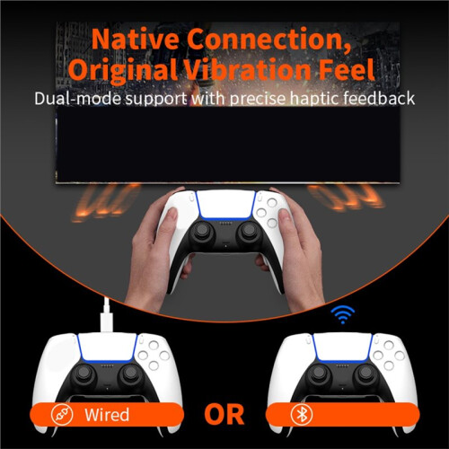 DIY Four-Back Button Clip Anti-Slip Soft Rubber Back Shell Rear Button Paddle Modification Parts for PS5 White 2