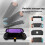 Storage Case for   2 Carrying Pouch Portable Hard Shell Waterproof Shockproof Ultra-Thin Storage Bag C 2