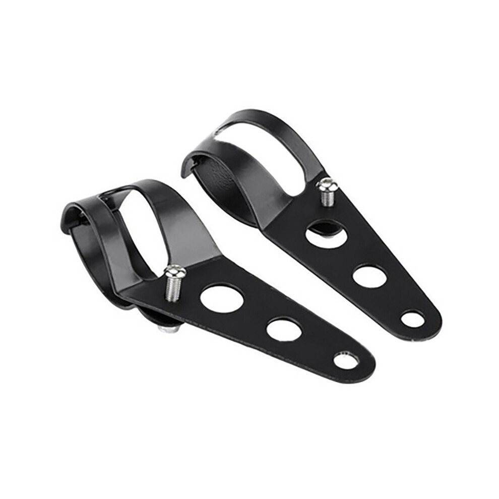 Motorcycle Universal Headlight Mount Bracket For Bobber Racer Kz1000 Kz550 35Mm-43Mm Fork Tube Black 6031742595954