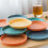 Household Japanese Bone Plate, Square Snack Plate, Plastic Fruit Bone Plate, Cake Plate, Table Plate E 4