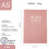A5 Diary Portable Notebook Journal Double Side Notepad PU Cover Notebooks Booklet School Office Supplie, 2