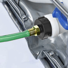 275 330 IBC Tote Adapter Water Hose Male Adapter Garden Hose Drain Plug Connector - Coarse Thread X Garden Hose