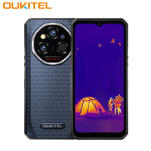 (Gray) OUKITEL WP55 Ultra Rugged Phone - Thermal Imaging 5G MTK 7025,11000mAh,512GB,6.6"Android15 Mobile,Black/Grey
