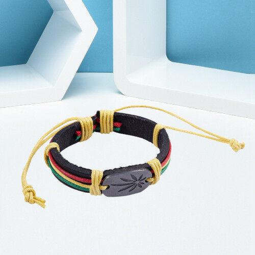 Rasta Jamaica Reggae LäDerarmband 1