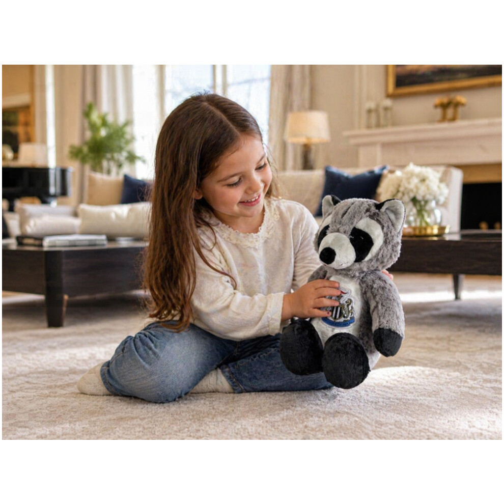 Photos - Other Toys Newcastle United Zoo Crew Rocco Racoon 26 cm Plushie Soft Toy L1128-NEWCASTLE