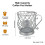 K Cup Coffee Capsule Storage Rack Coffee Capsule Rack Large Capacity Coffee Capsule Storage Rack Silver 5