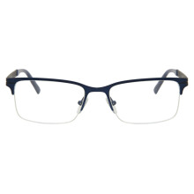 Semi Rimless Rectangle Blue SmartBuy Collection Jan Asian Fit 646B Unisex Eyeglasses