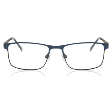 Full Rim Rectangle Blue SmartBuy Collection Edstone M3B Men Eyeglasses