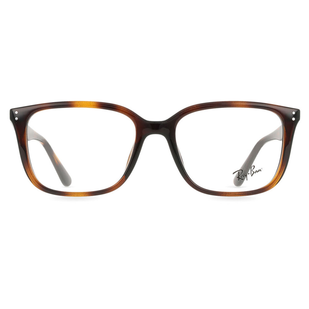 Ray-Ban Eyeglasses Optics - Havana Frame Clear Lenses Polarized 55-18, RB7248D - Image 4