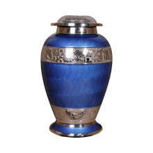 Companion Funeral Urn for Two Adults Ashes Blue
