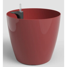 Flower pot - ARTEVASI - San Remo SWS 36 BR - Indoor/Outdoor - Plastic - Ø36 x H33.5 cm - 25 L - Dark Red