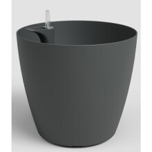 Blumentopf - ARTEVASI - San Remo SWS 36 MA - Innen/Außen - Kunststoff - Ø36 x H33,5 cm - 25 L - Anthrazit