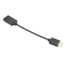 15 cm HDMI-Kabel Mini M-F 4K60Hz, Farbe: Wie abgebildet