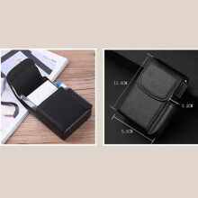 Estuche para Encendedor de Cigarrillos de PU para Hombre, Riñonera para Hombre, Bolsa para Encendedor, Herramientas para Fumar, Estuche para Guardar
