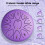 Rain Drum for Outside Garden,6 Inch 11 Notes 6